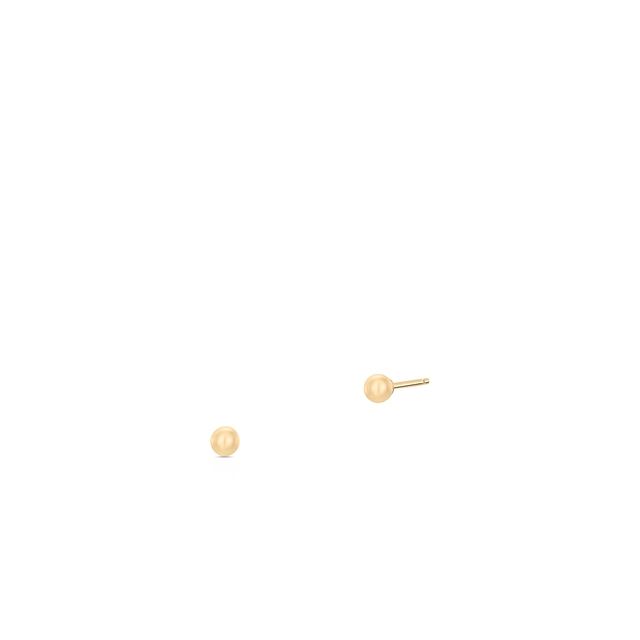 Kolczyki złote kulki