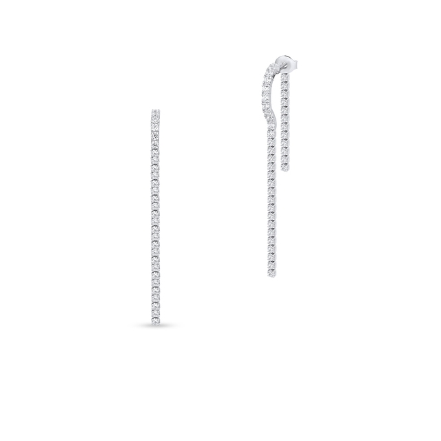 Kolczyki srebrne z cyrkoniami