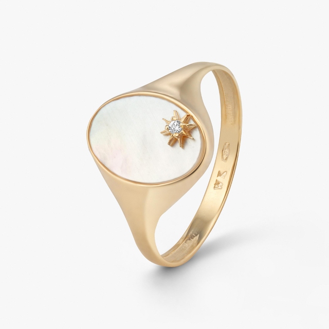 Sygnet złoty Alchemia