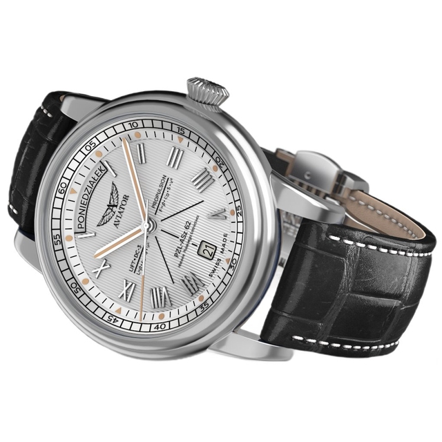 ZEGAREK AVIATOR DOUGLAS DAY-DATE POLSKA EDYCJA