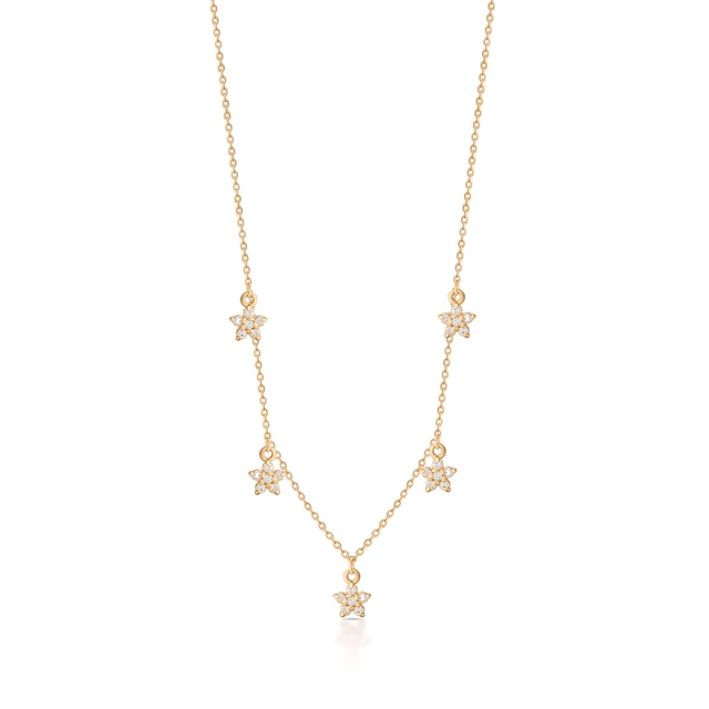 Naszyjnik złoty gwiazdki