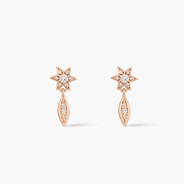 Kolczyki złote Follow