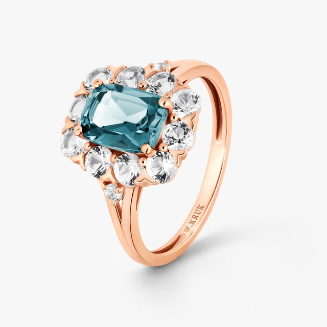 Pierścionek złoty Szekspirowska