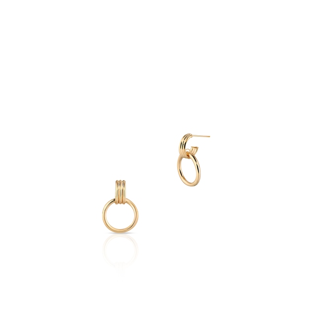 Kolczyki złote koła