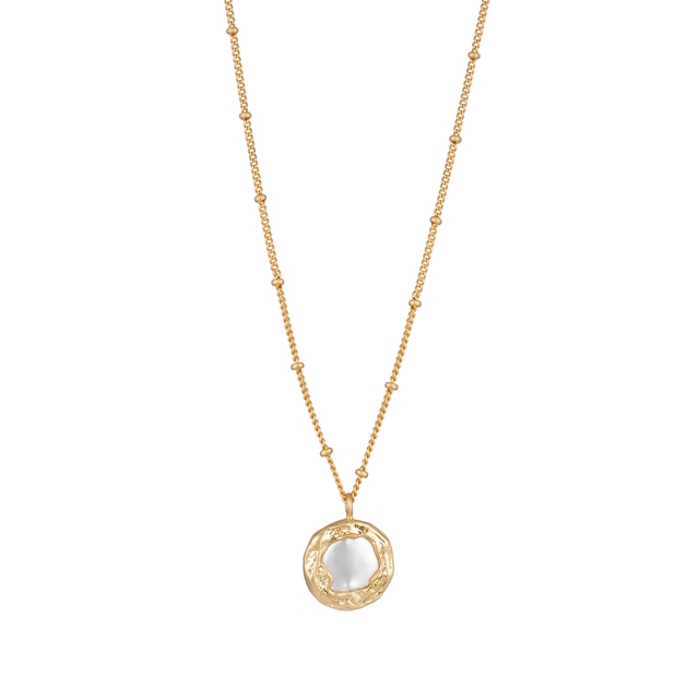 Nieregularny naszyjnik z perłą Boss Babe