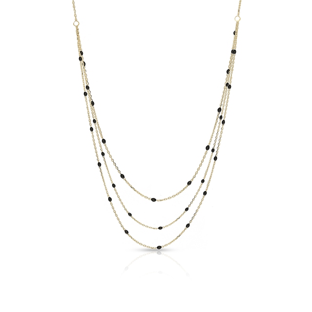 Naszyjnik złoty kaskadowy