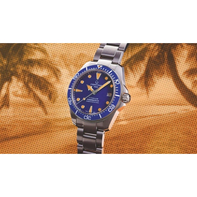 ZEGAREK CERTINA DS ACTION DIVER 38MM TITANIUM