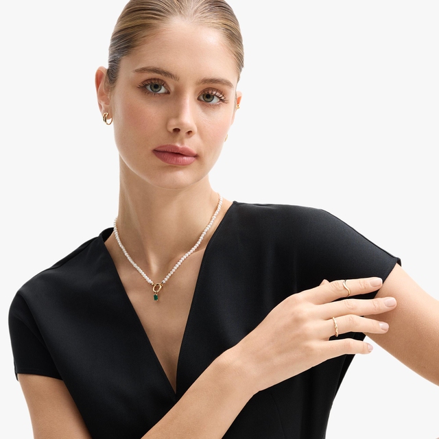 Wisiorek złoty z agatem