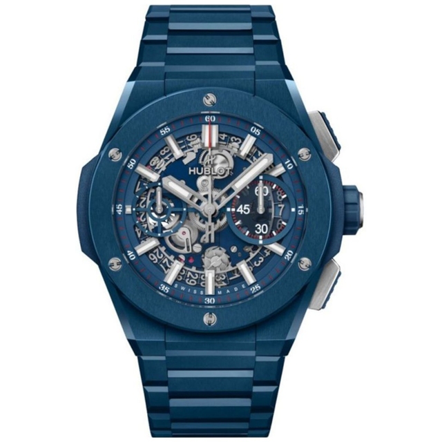 ZEGAREK HUBLOT BIG BANG INTEGRATED BLUE CERAMIC