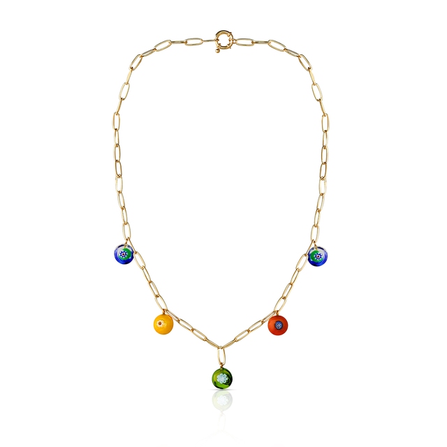 Naszyjnik złoty Murano