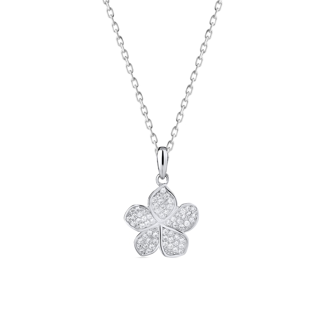 Wisiorek srebrny z cyrkoniami