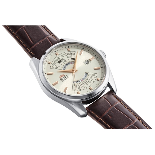 ZEGAREK ORIENT CONTEMPORARY MULTI-YEAR CALENDAR POLAND AUTOMATIC