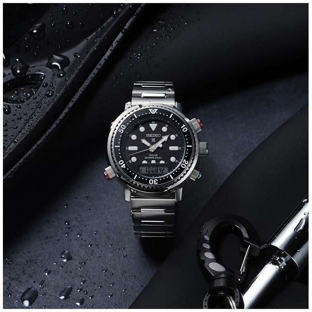 ZEGAREK SEIKO PROSPEX SOLAR HYBRID DIVER''S 40TH ANNIVERSARY