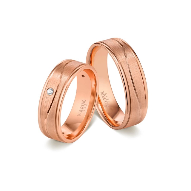 Obrączka złota RIVA