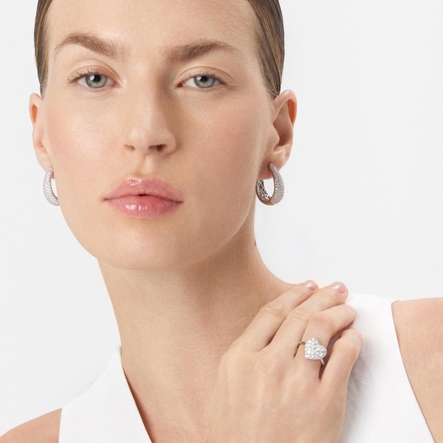 Kolczyki srebrne z cyrkoniami Emblems