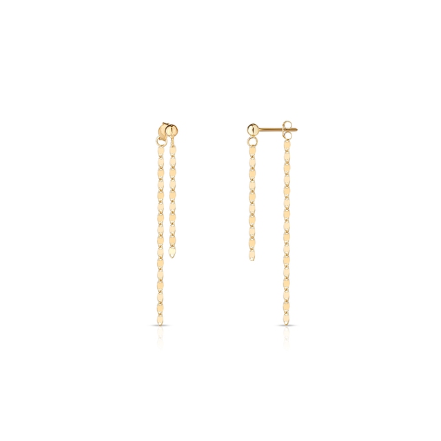 Kolczyki srebrne pozłacane