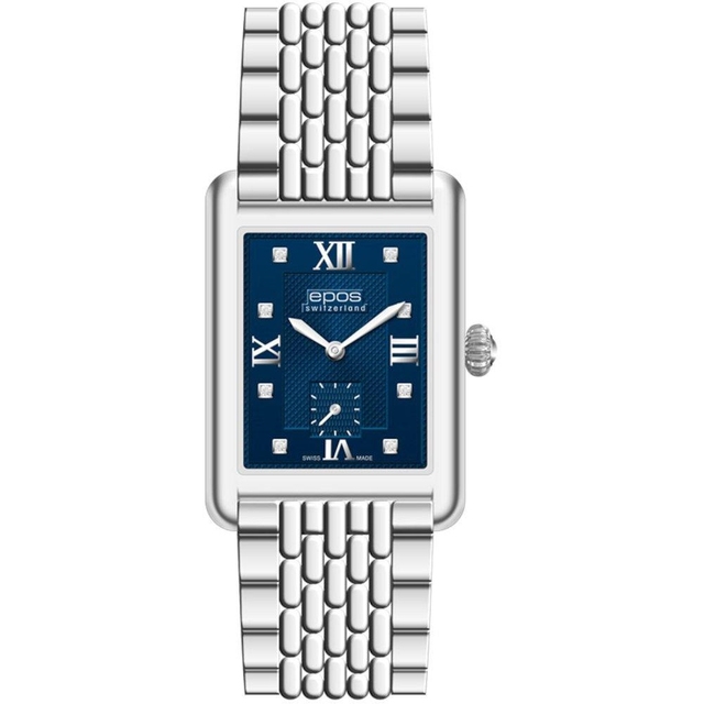 ZEGAREK EPOS QUARTZ LADY SQUARE DIAMONDS