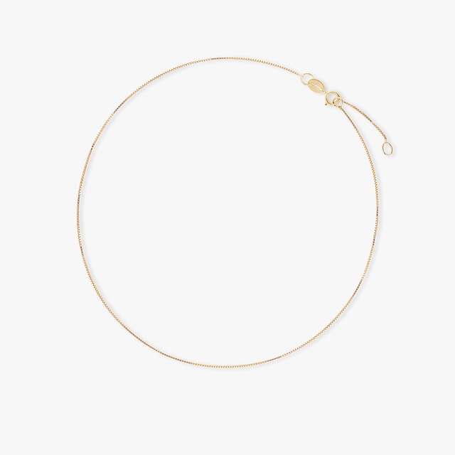 Bransoleta złota na nogę