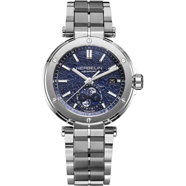 ZEGAREK HERBELIN NEWPORT AUTOMATIC MOONPHASE