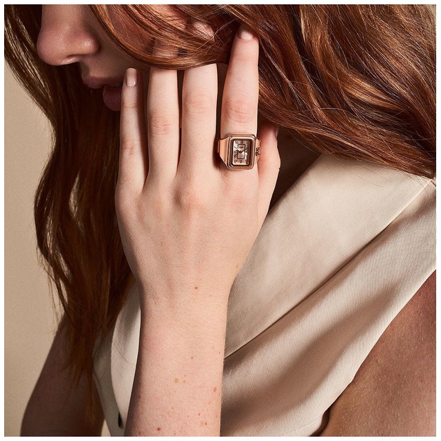 ZEGAREK FOSSIL RAQUEL WATCH RING