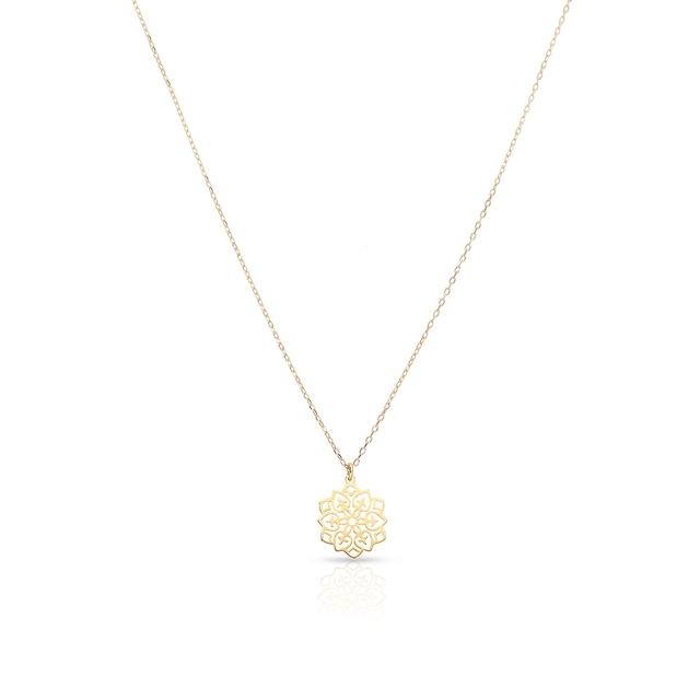 Naszyjnik srebrny pozłacany