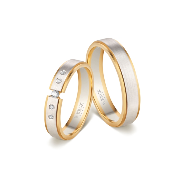 Komplet obrączek złotych ROMANA