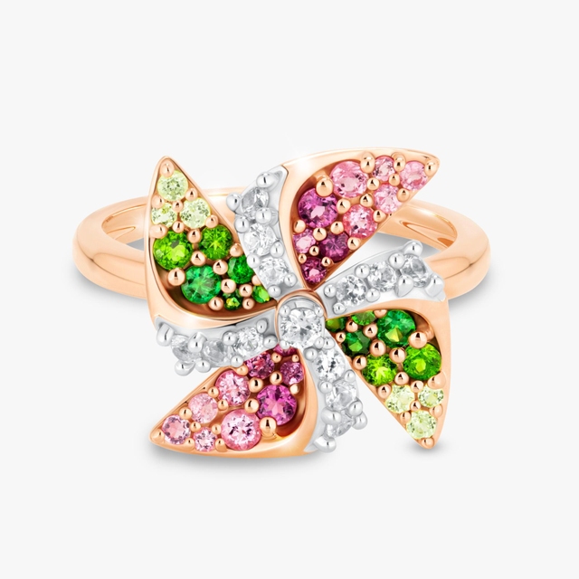 Pierścionek złoty Lunapark