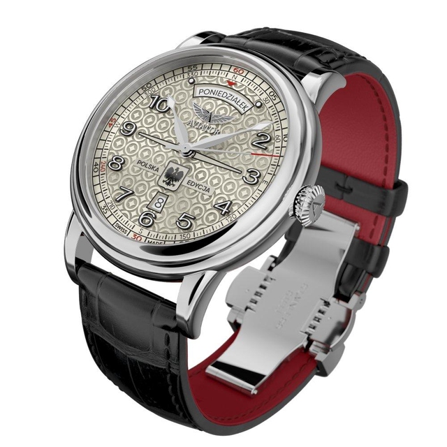 ZEGAREK AVIATOR DOUGLAS DAY-DATE POLSKA EDYCJA