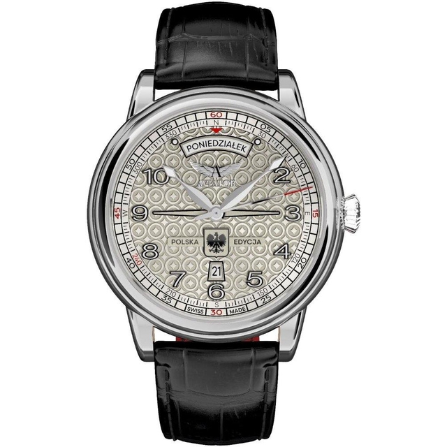 ZEGAREK AVIATOR DOUGLAS DAY-DATE POLSKA EDYCJA