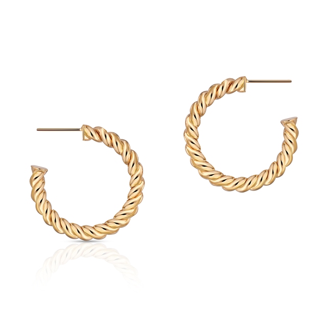 Kolczyki złote koła