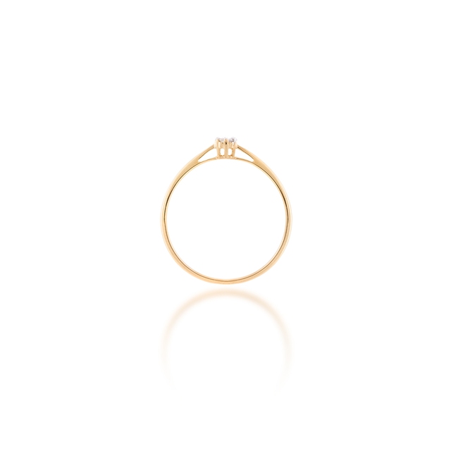 Pierścionek zaręczynowy złoty W.KRUK