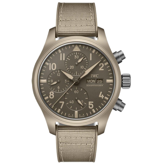 ZEGAREK IWC SCHAFFHAUSEN PILOT'S CHRONOGRAPH 41 TOP GUN MOJAVE DESERT