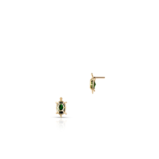 Kolczyki złote żółwie