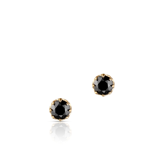 Kolczyki złote Tajemniczy