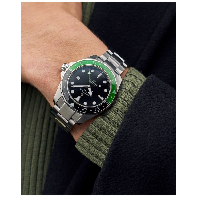 ZEGAREK CERTINA DS ACTION GMT POWERMATIC 80