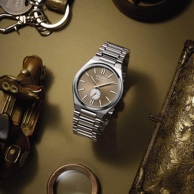 ZEGAREK CITIZEN TSUYOSA SAPPHIRE MECHANICAL SMALL SECOND