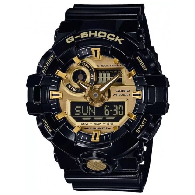 ZEGAREK G-SHOCK NO COMPLY BLACK AND GOLD