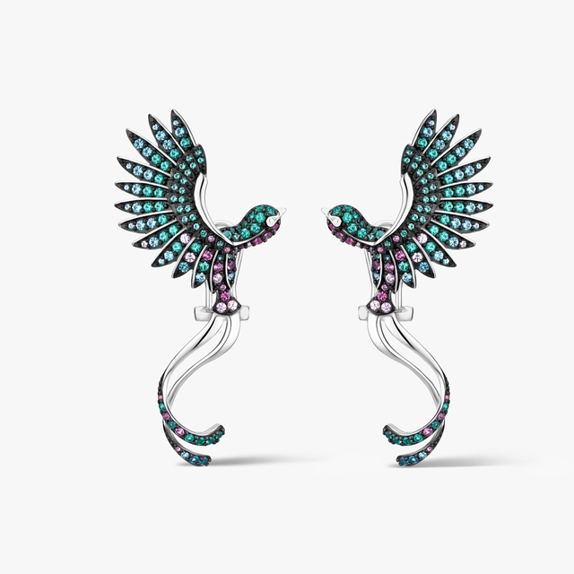 Kolczyki srebrne Preludium Paradise Birds