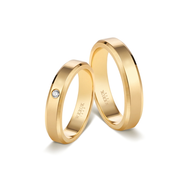 Obrączka złota MAGICA damska