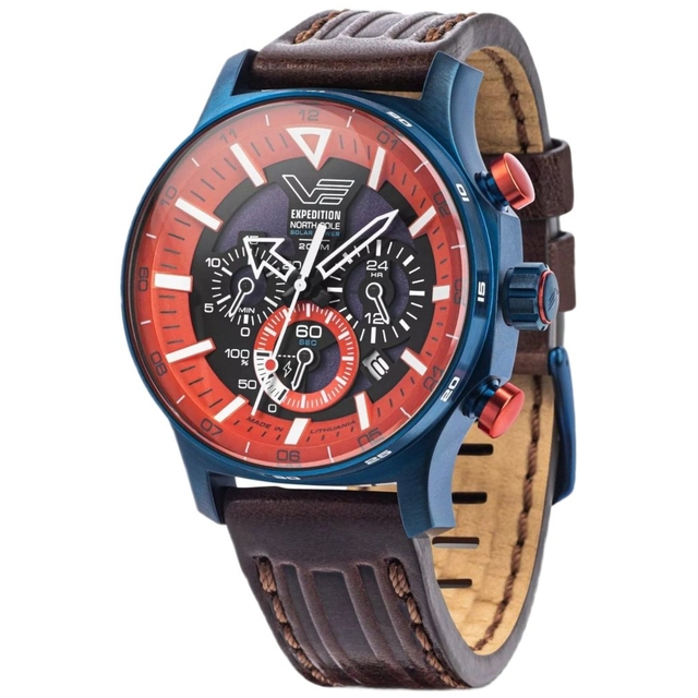 ZEGAREK VOSTOK EUROPE EXPEDITION NORTH POLE 1 POLAR SUNRISE SOLAR