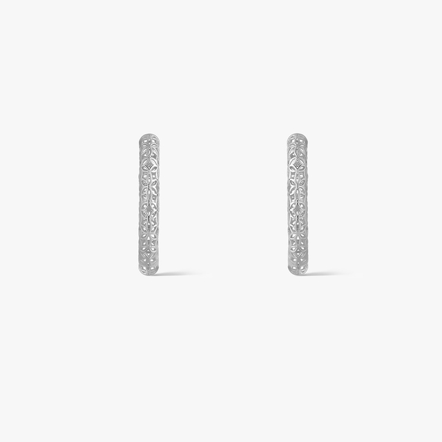 Kolczyki srebrne ażurowe