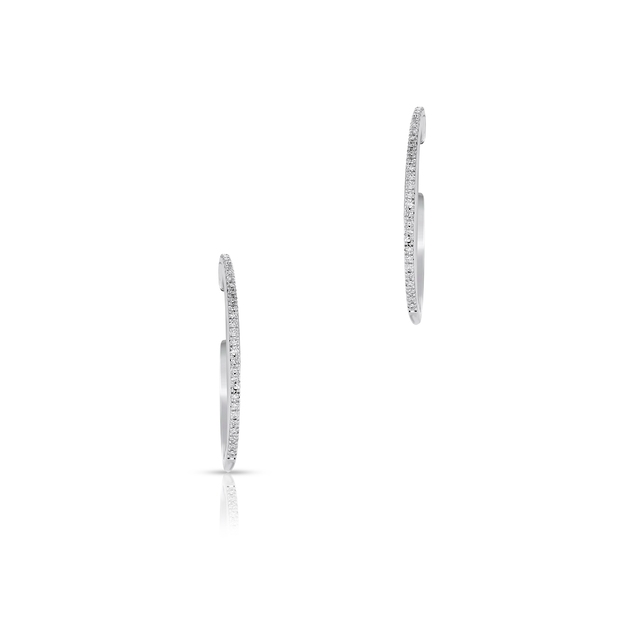 Kolczyki białe złoto z diamentami