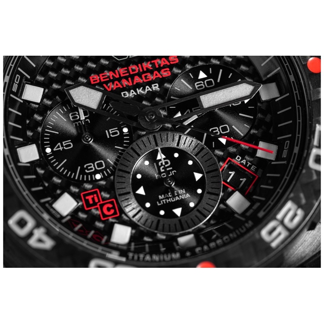 ZEGAREK VOSTOK EUROPE SYSTEMA PERIODICUM BENEDIKTAS VANAGAS DAKAR EDITION