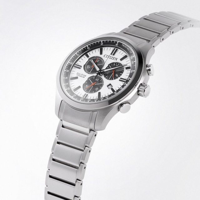 ZEGAREK CITIZEN ECO-DRIVE SUPER TITANIUM SPORTY CHRONOGRAPH
