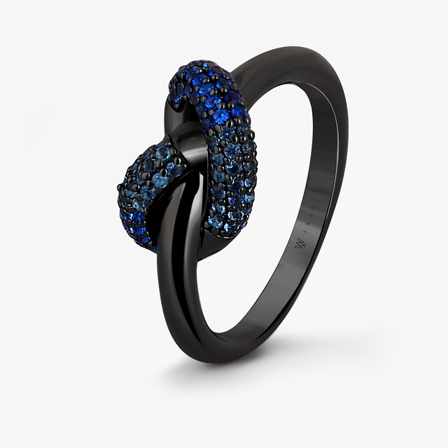 Pierścionek srebrny Meteory