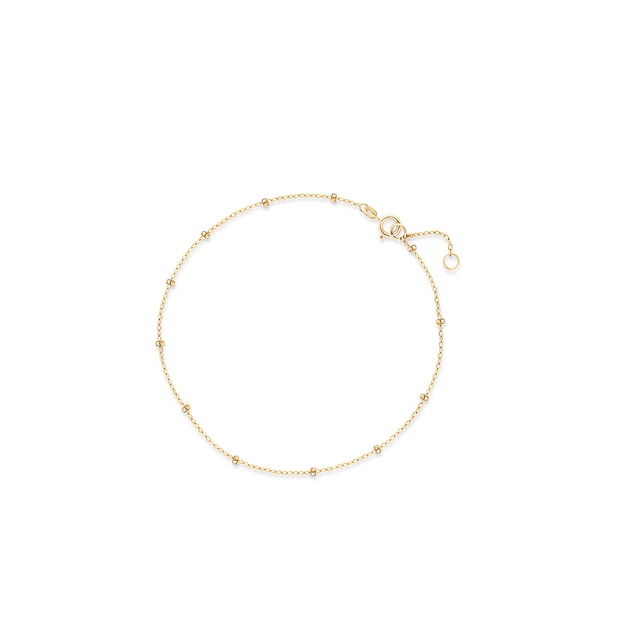 Bransoletka złota z kulkami