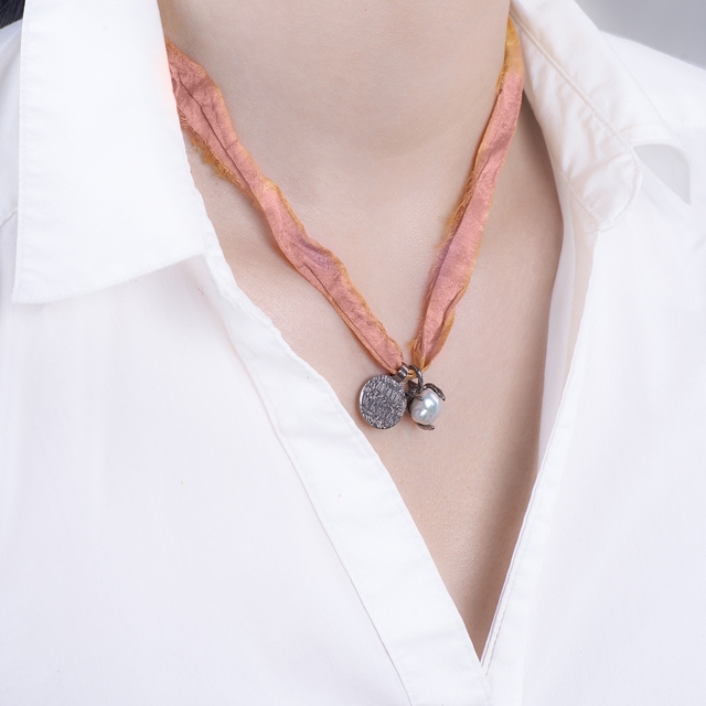 Naszyjnik srebrny MOTYLE