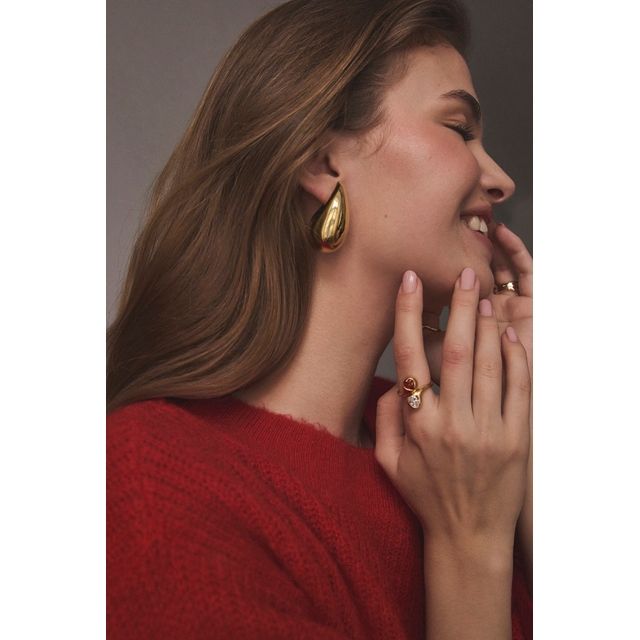 Pierścionek srebrny Czułość