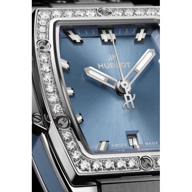 ZEGAREK HUBLOT SPIRIT OF BIG BANG STEEL COAL BLUE DIAMONDS