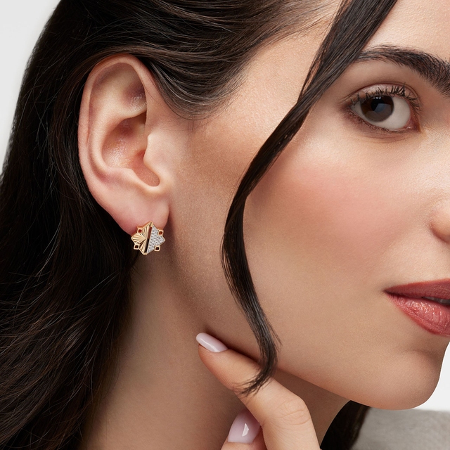 Kolczyki złote Birks